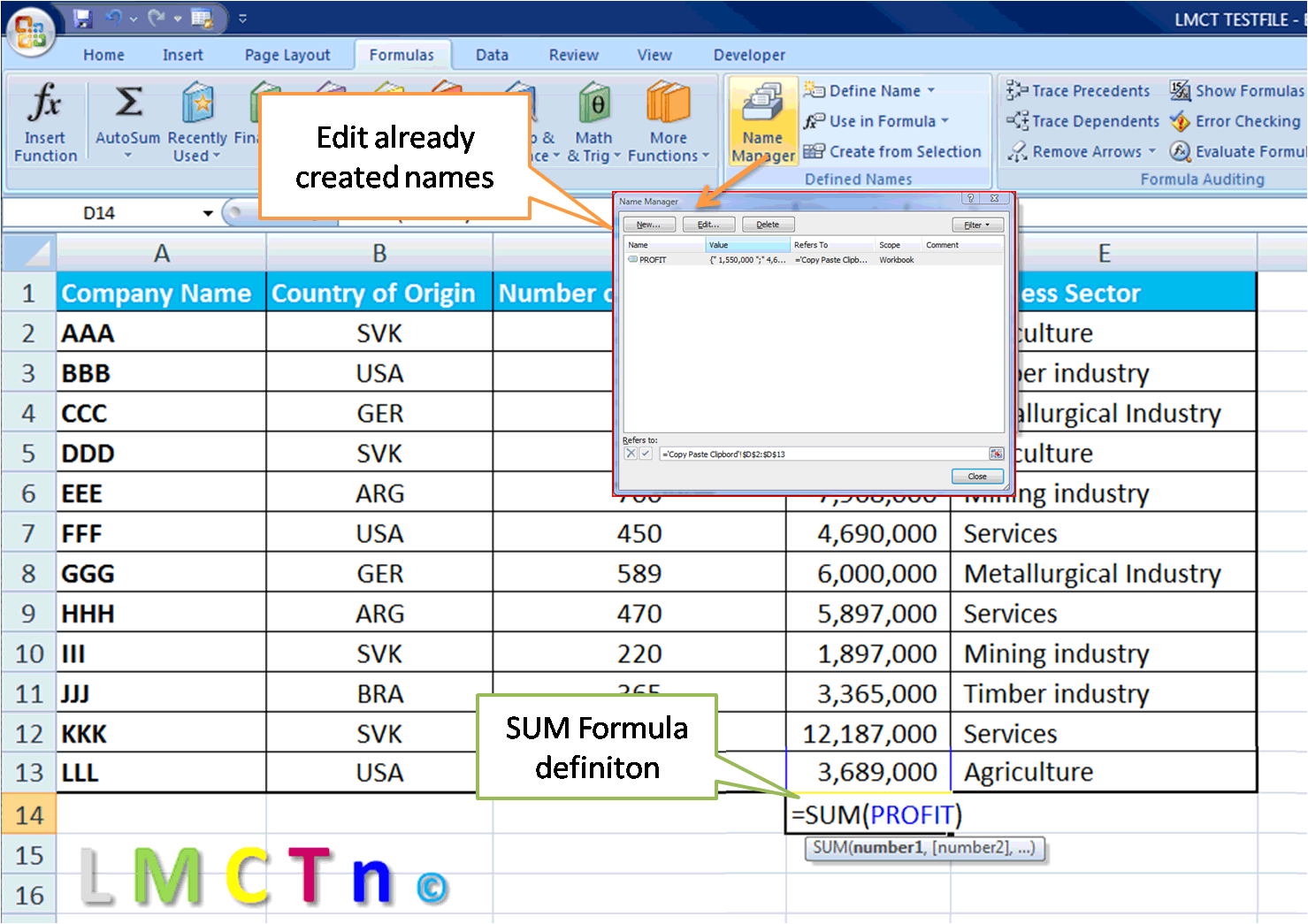 17 Name Manager In Excel Learning Motivates Creative Thinking